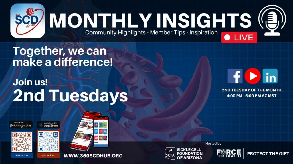 Monthly Insights LIVE — Community Highlights, Member Tips, Inspiration. 2nd Tuesday of the month, 4:00–5:00 PM Arizona.