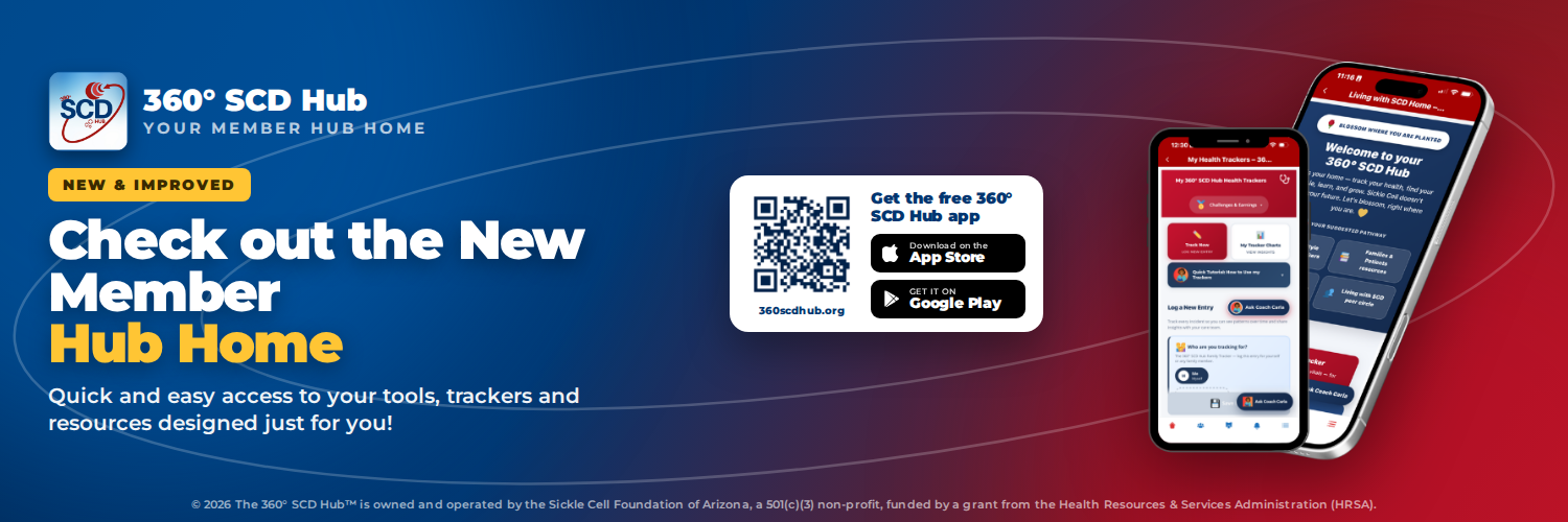 New and improved — check out the new Member Hub Home on the 360° SCD Hub app, with QR codes to download