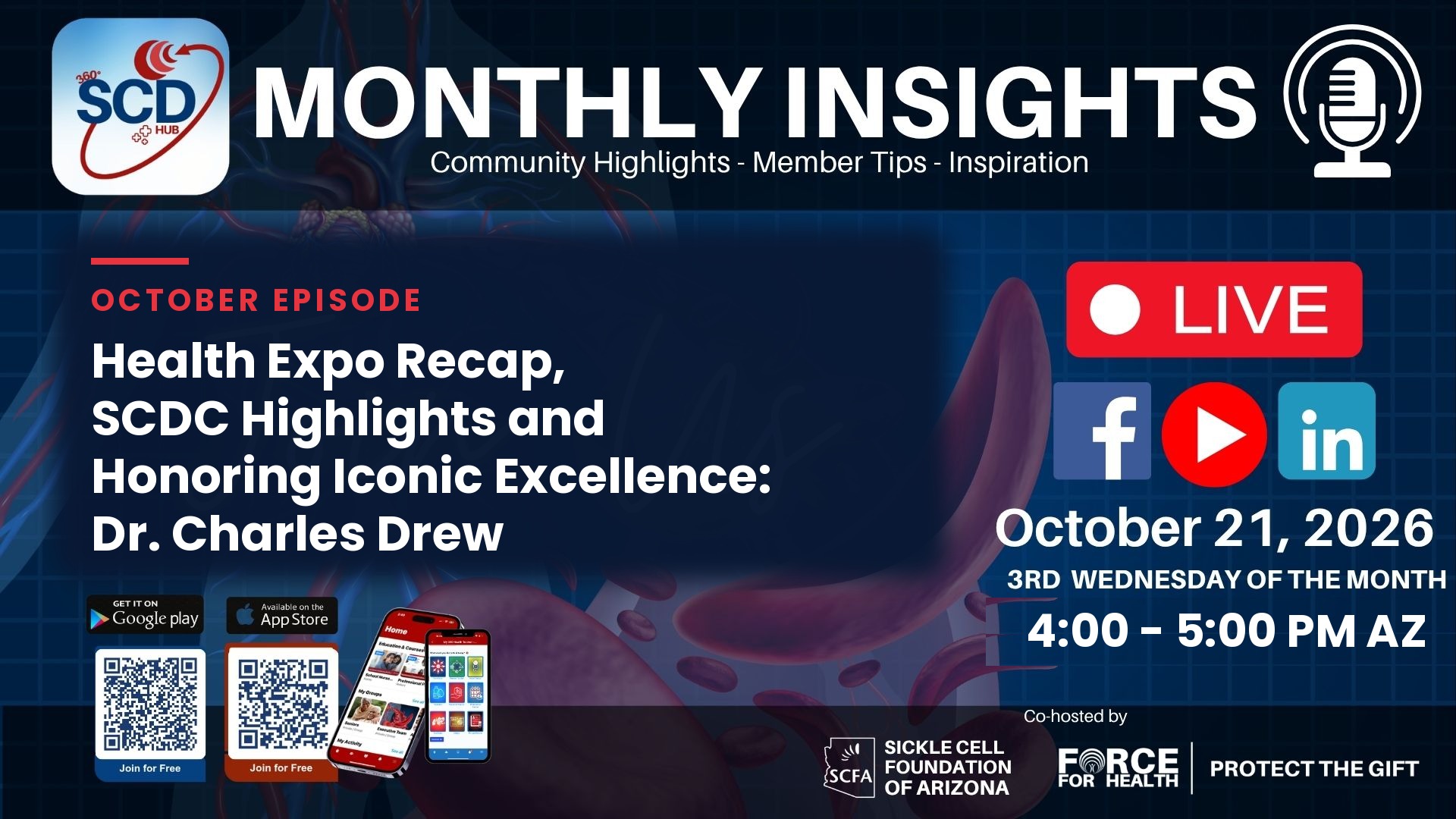 Monthly Insights LIVE — Health Expo Recap, SCDC Highlights and Honoring Iconic Excellence: Dr. Charles Drew