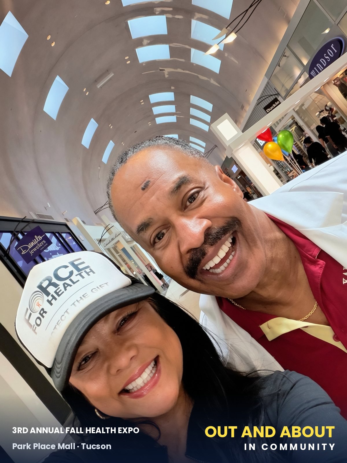 Coach Lucy with Dr. Butch Diggs.